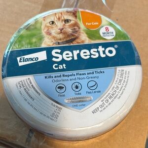 Elan Seresto Cat Collar - Blue and White